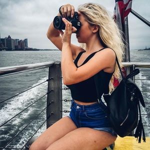 High waisted ZARA denim